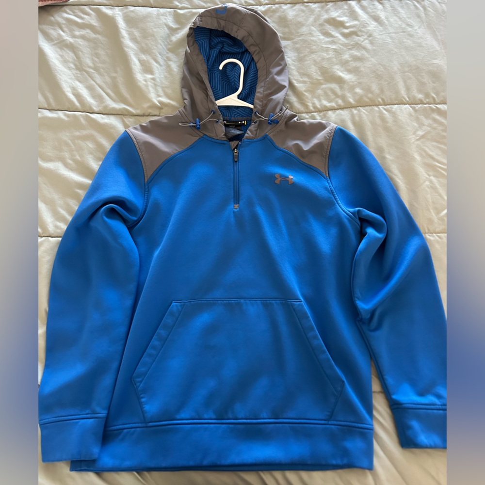 Under Armour Blue and Gray Men's Sweater